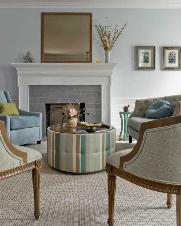 Platemark Interior Design Brookline Fireplace