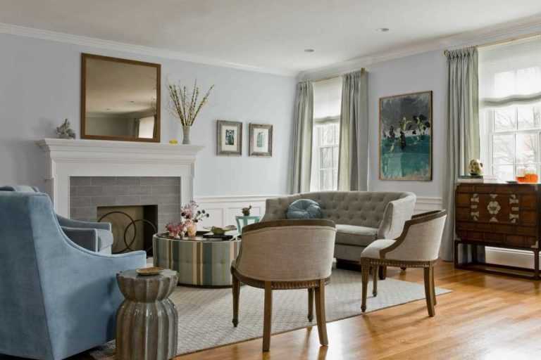Platemark Interior Design Brookline Living Room
