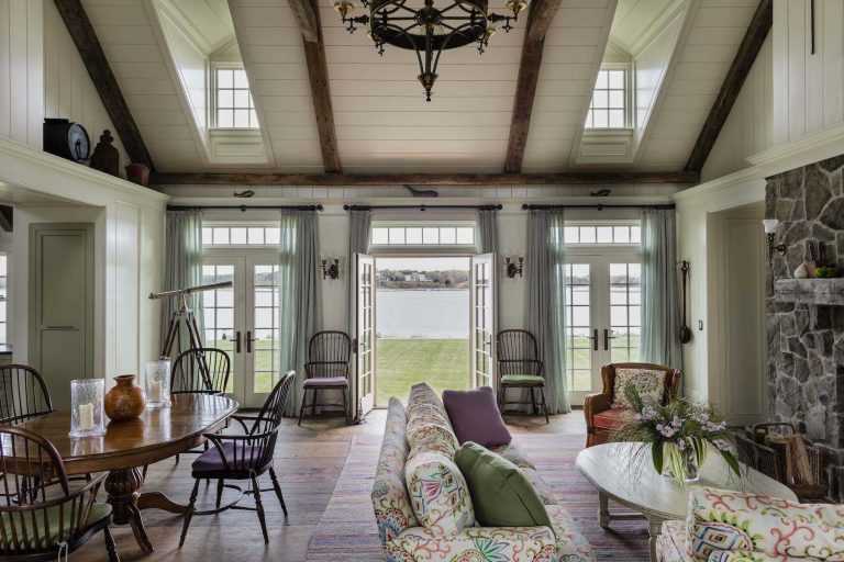 Platemark Interior Design Chatham Living Room Ocean View