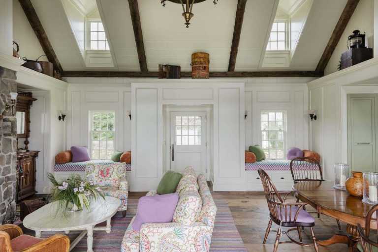 Platemark Interior Design Chatham Living Room Entry