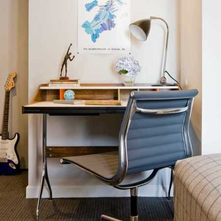 Platemark Interior Design Harvard Square Boys Bedroom Desk