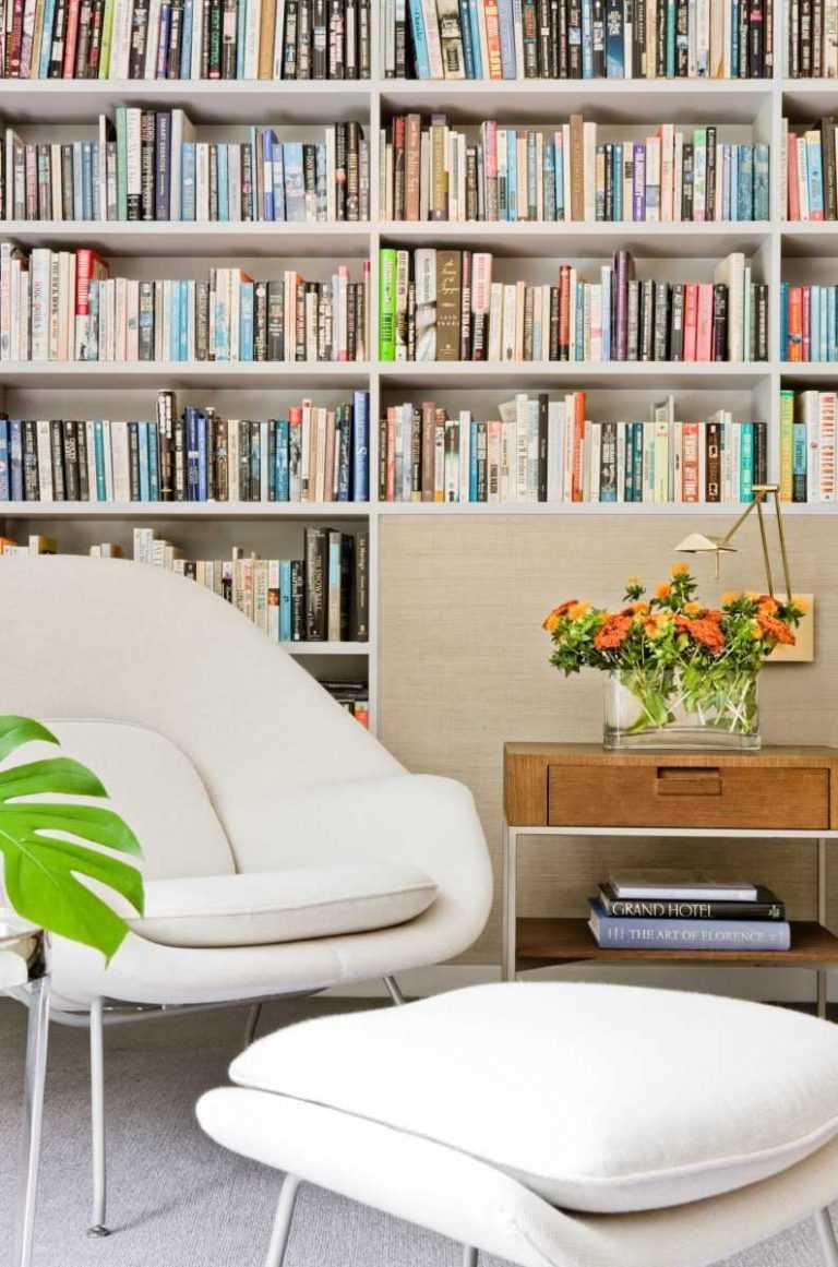 Platemark Interior Design Harvard Square Womb Chair Library