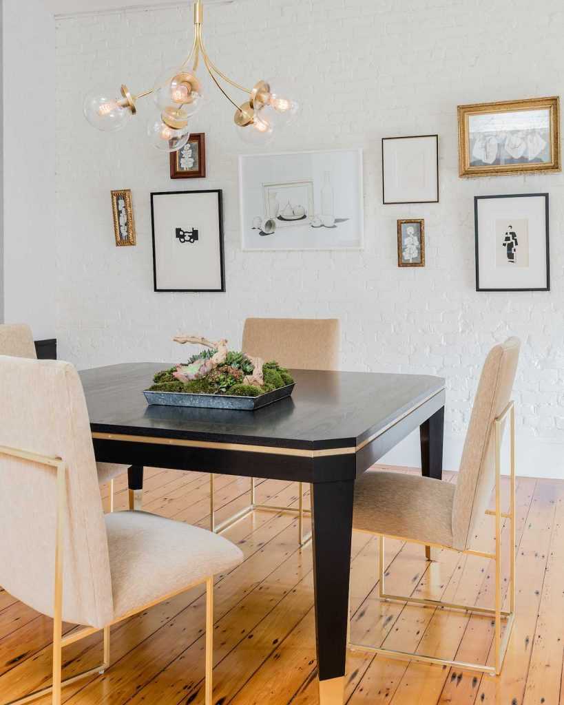 Platemark Interior Design Wellington Street South End Boston Dining Room Table